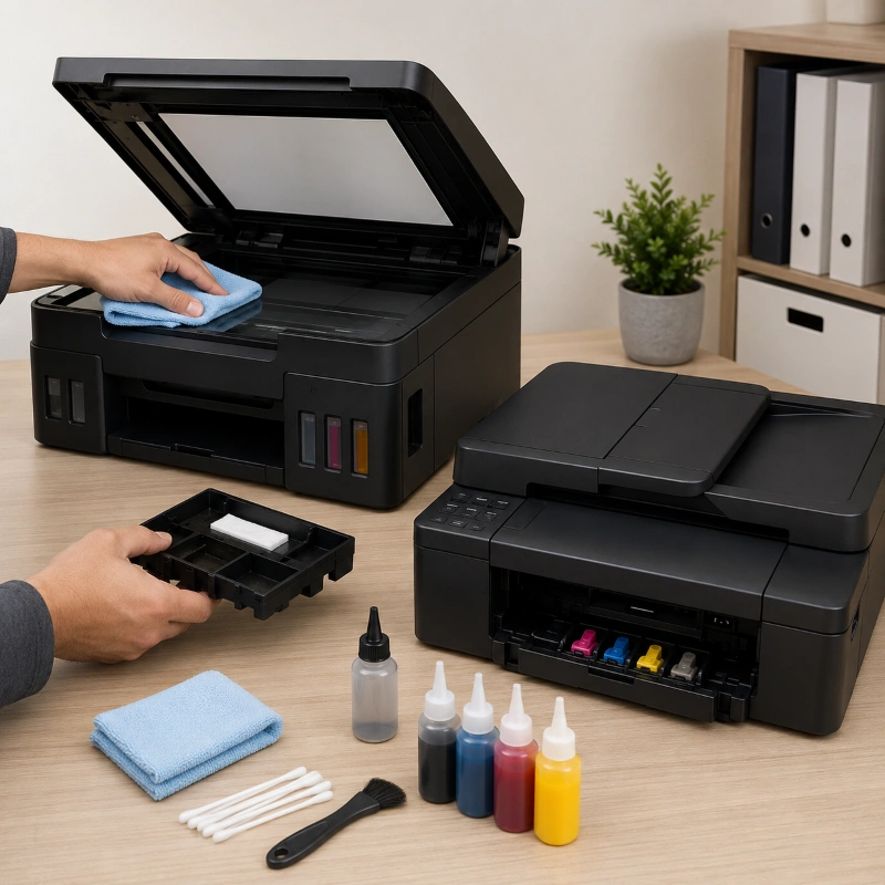 Canon GX1070 vs Brother DCP-T420W, Cara Merawat Printer Agar Tetap Optimal