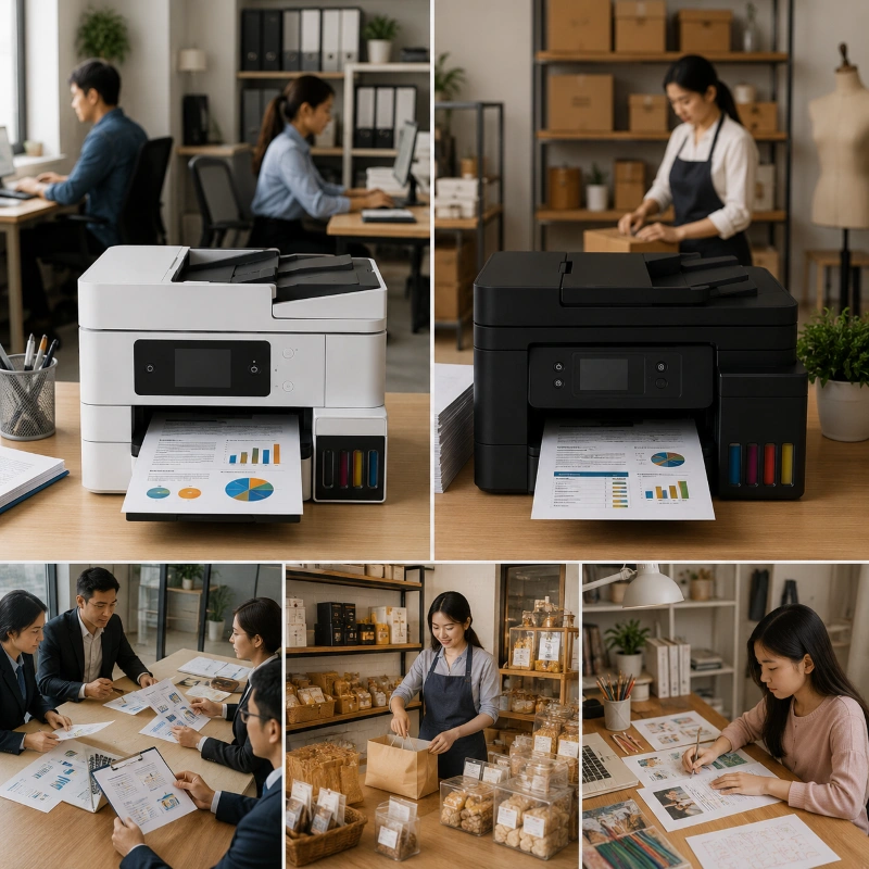 Epson ET-5805 vs Canon GX4070, Cara Milih Berdasarkan Jenis Usaha
