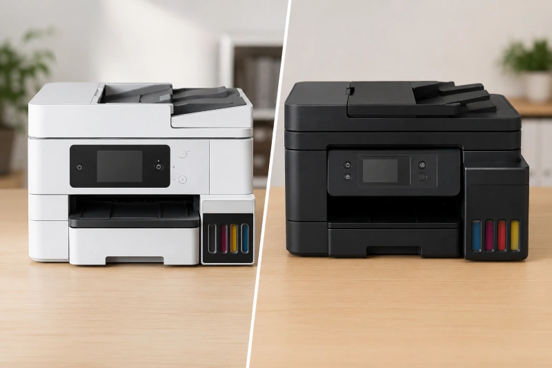 Epson ET-5805 vs Canon GX4070, Epson ET-5805 vs Canon GX4070 Jangan Salah Pilih, Ini Perbandingan Jujur Buat Kerja Harian!