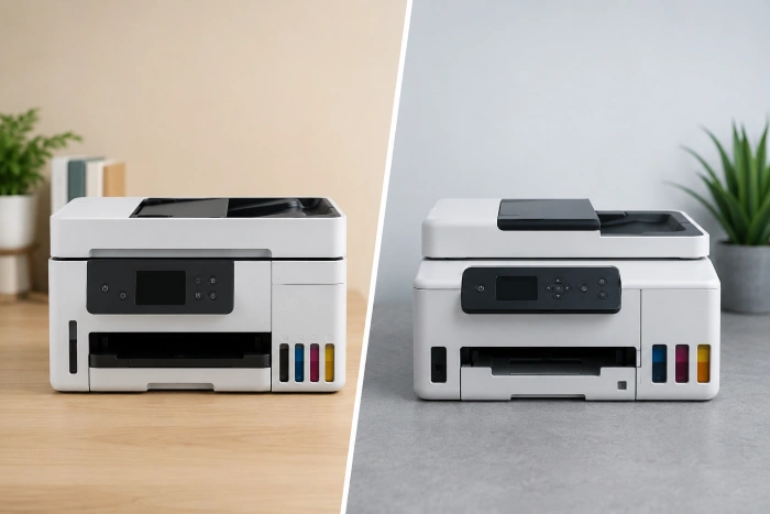 Epson EcoTank ET-4855 vs Canon MAXIFY GX2050, Epson EcoTank ET-4855 vs Canon MAXIFY GX2050 Mana yang Lebih Worth It? Simak Perbandingan Lengkapnya!