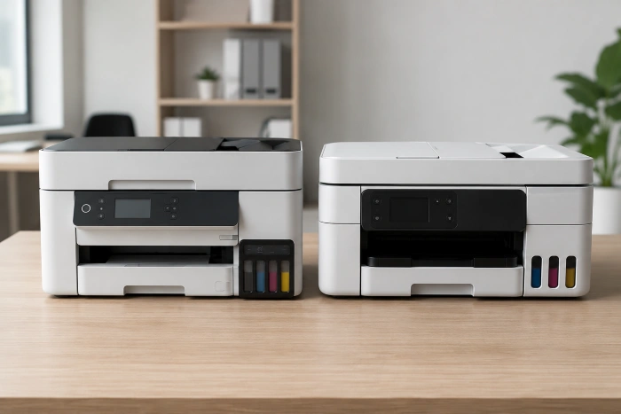 Epson EcoTank ET-5170 vs Canon MAXIFY GX3050, Epson EcoTank ET-5170 vs Canon MAXIFY GX3050 Bingung Pilih Printer Hemat Tinta? Ini Perbedaan Lengkapnya