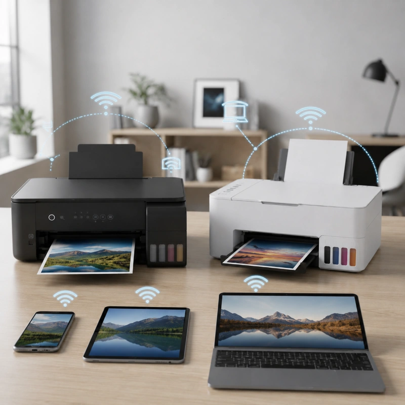 Epson EcoTank L3556 vs Canon PIXMA G3270, Fitur Konektivitas yang Ditawarkan