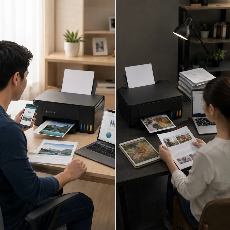 Epson ET-2800 vs Canon G2230, Fleksibilitas Penggunaan Harian