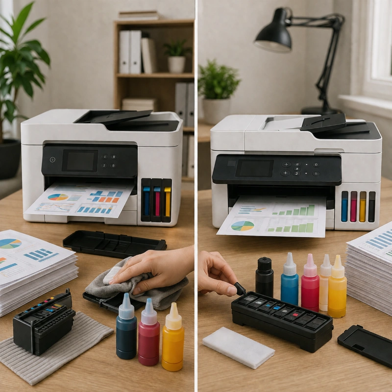Epson ET-5885 vs Canon GX6070, Hal Kecil yang Sering Diremehkan Tapi Penting