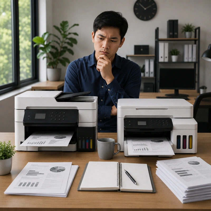 Epson ET-5170 vs Canon GX2070, Kapan Waktu yang Tepat untuk Upgrade Printer?
