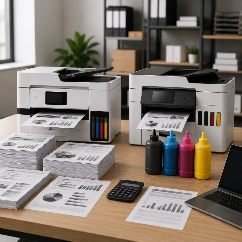 Epson WF-C529R vs Canon MAXIFY GX7040, Kelebihan Printer dengan Kapasitas Tinta Besar untuk Bisnis