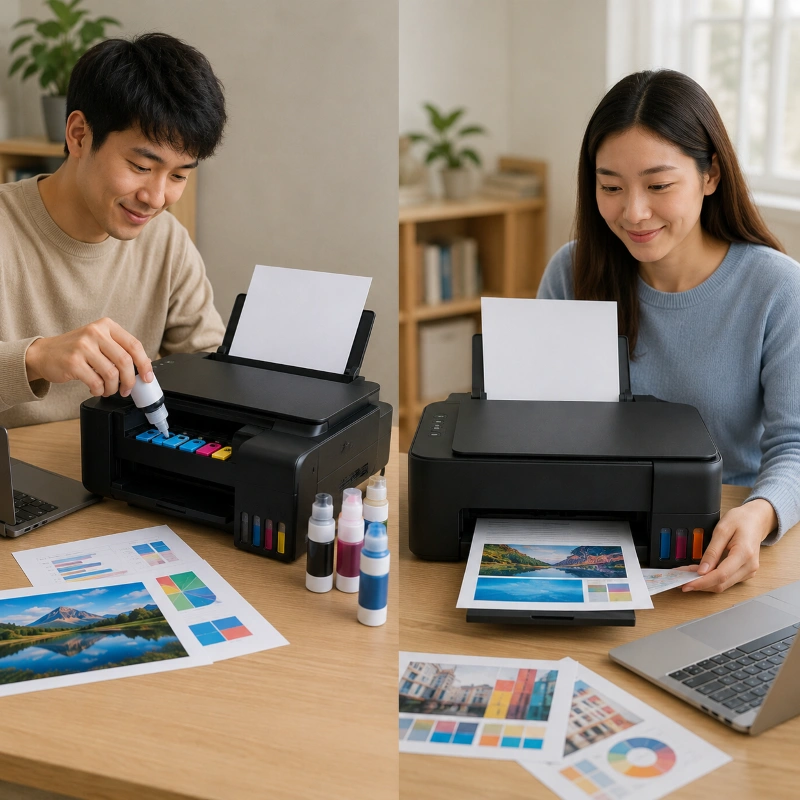 Epson ET-2400 vs Canon G1230, Kelebihan dari Sisi Pengguna Pemula