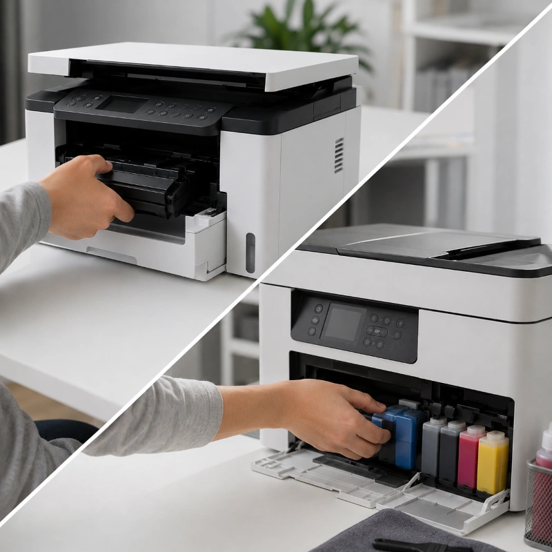 Epson M3190 vs Canon MAXIFY GX2070, Kemudahan Penggunaan dan Perawatan