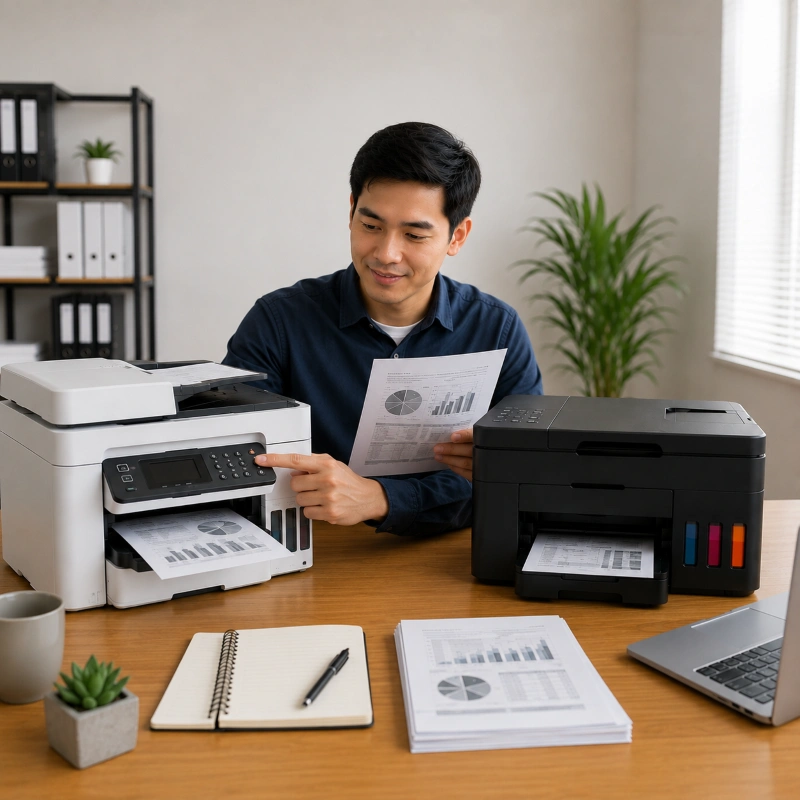 Epson ET-5850 vs Canon GX5070, Kenyamanan Pengguna Baru