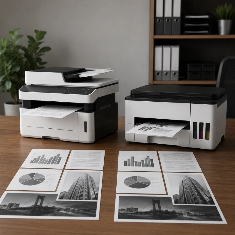 Epson M3180 vs Canon MAXIFY GX1070, Kualitas Cetak Dokumen