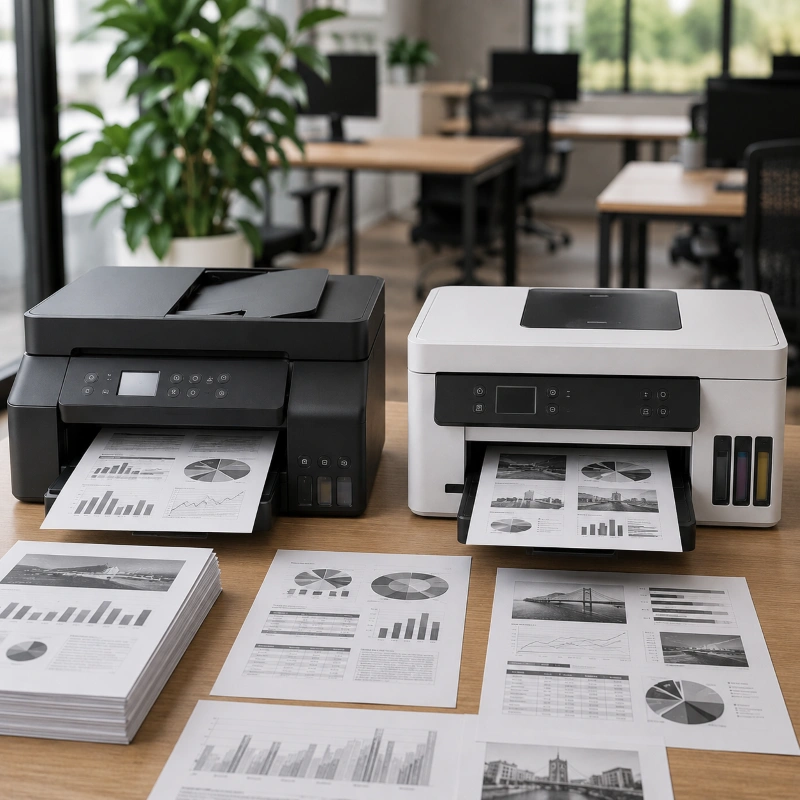 Epson EcoTank ET-5803 vs Canon MAXIFY GX505, Kualitas Cetak untuk Dokumen Kantor dan Bisnis