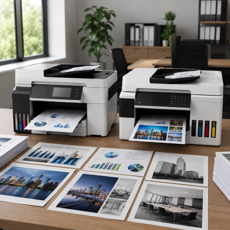 Epson EcoTank ET-5886 vs Canon MAXIFY GX7050, Kualitas Cetak yang Mendukung Tampilan Dokumen Profesional