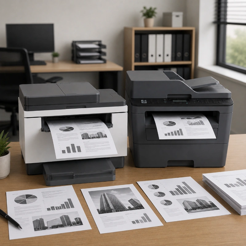 HP LaserJet MFP M236dw vs Brother DCP-B7640DW, Kualitas Hasil Cetak untuk Dokumen Profesional
