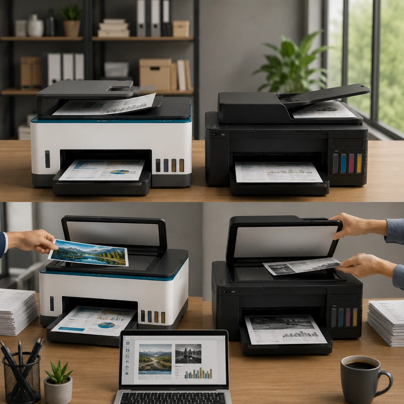 HP Smart Tank 750 vs Brother DCP-T720DW, Mengapa Fitur Scan dan Copy Sangat Membantu?