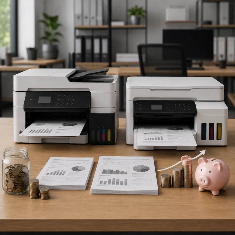 Epson ET-5170 vs Canon GX2070, Nilai Jangka Panjang
