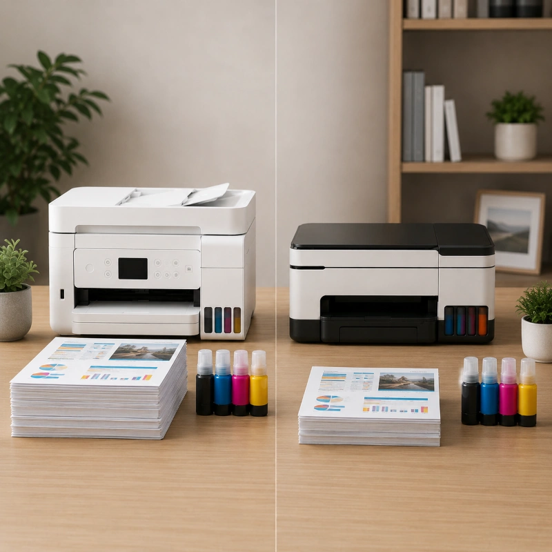 Epson ET-4856 vs Canon GX1070, Nilai Jangka Panjang