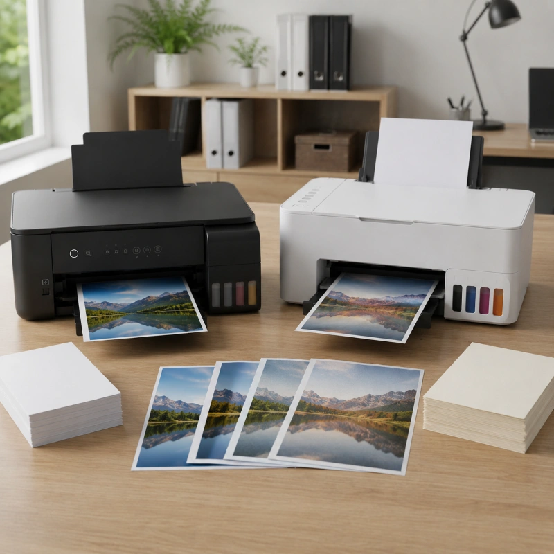 Epson EcoTank L3556 vs Canon PIXMA G3270, Pengaruh Kualitas Kertas terhadap Hasil Cetak