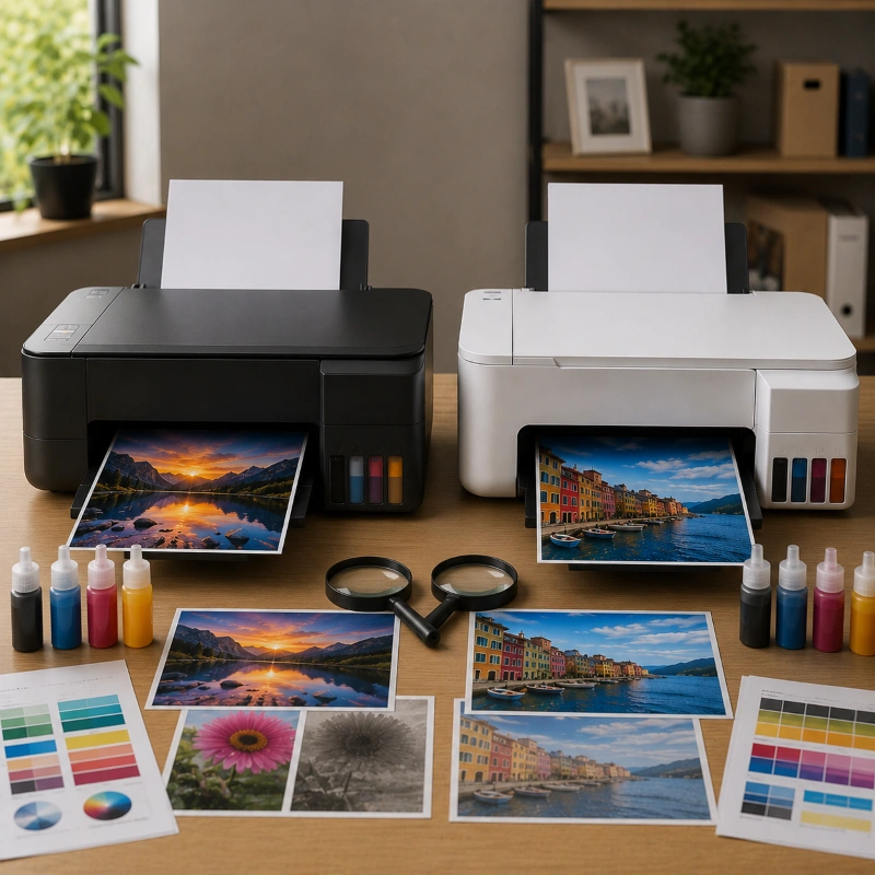 Epson EcoTank L3558 vs Canon PIXMA G3272, Pengaruh Kualitas Tinta terhadap Hasil Cetakan
