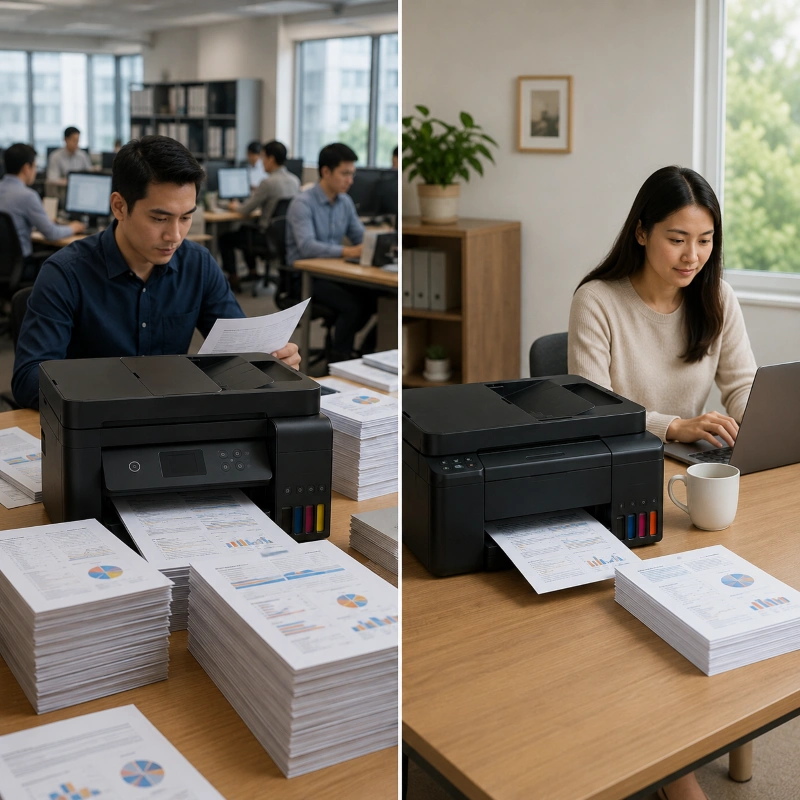 Epson EcoTank ET-3856 vs Canon PIXMA G4280, Pentingnya Memilih Printer Sesuai Intensitas Pemakaian