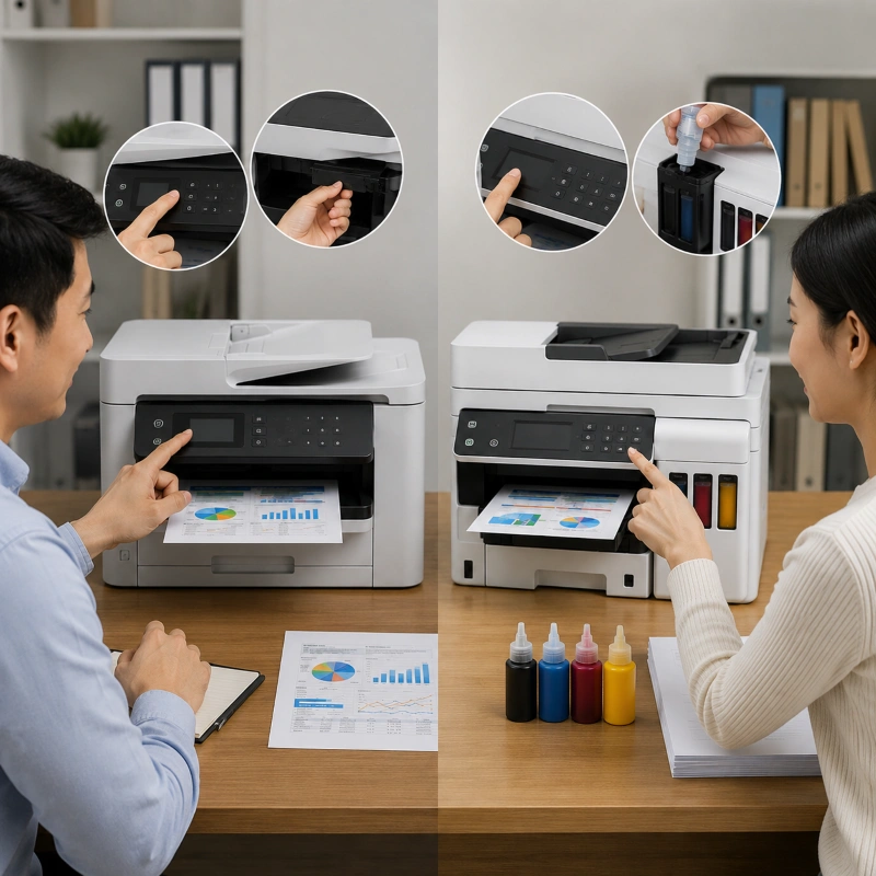 Epson WF-C4810 vs Canon GX6540, Perbandingan Kemudahan Pengoperasian untuk Pengguna Baru
