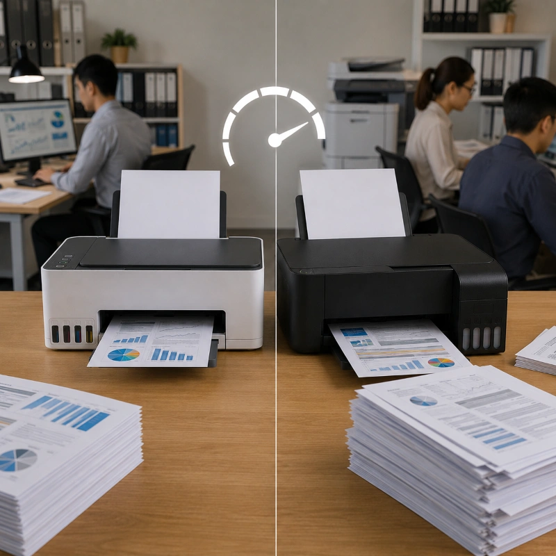 HP Smart Tank 580 vs Epson L3250, Perbandingan Kestabilan Printer Saat Digunakan dalam Aktivitas Padat