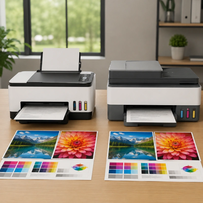 Canon GX3070 vs HP Smart Tank 750, Perbandingan Kualitas Cetak