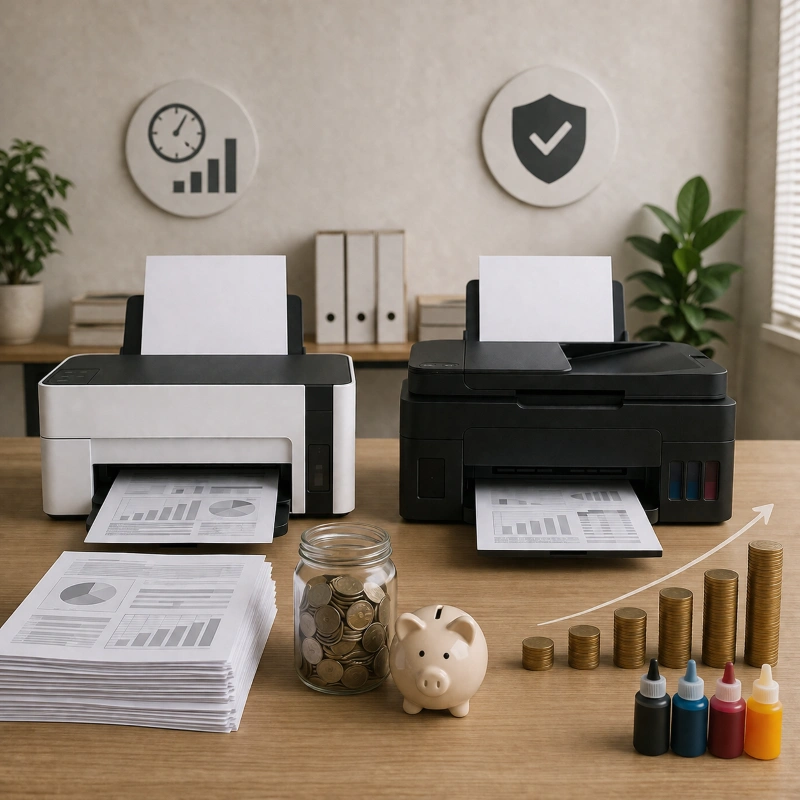 Epson M1170 vs Canon GM4010, Perbandingan Nilai Investasi Jangka Panjang