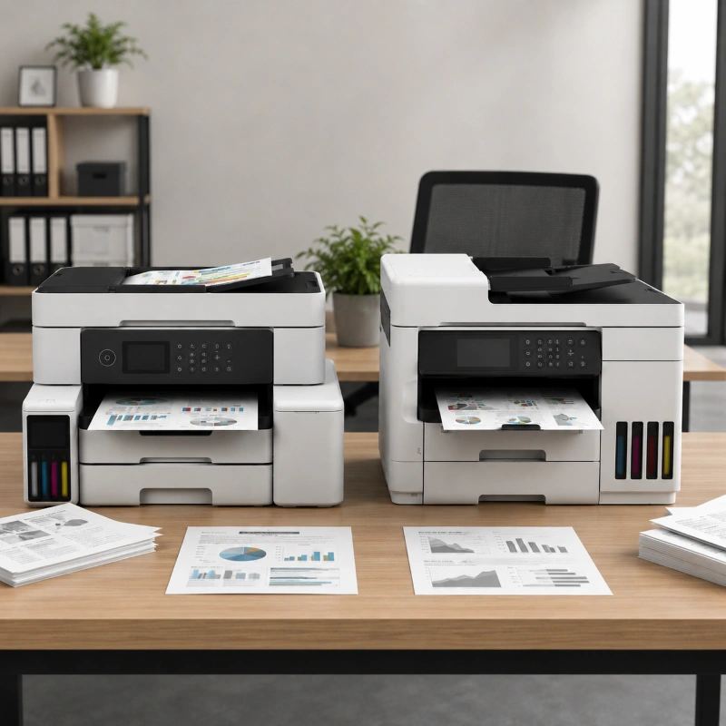 Epson EcoTank ET-5185 vs Canon MAXIFY GX4050, Performa dan Kecepatan Cetak untuk Aktivitas Harian
