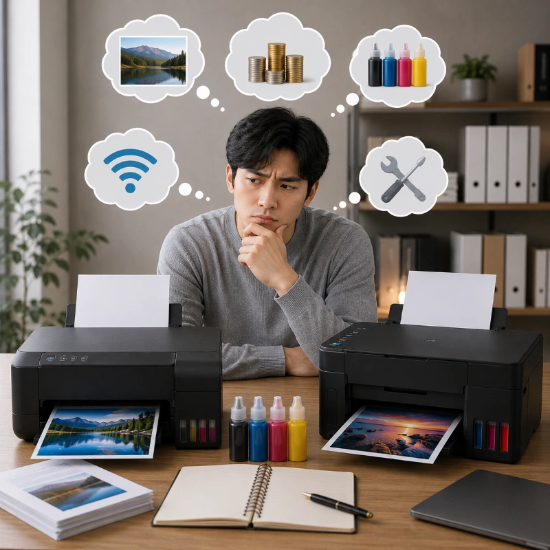 Epson EcoTank L3569 vs Canon PIXMA G4282, Pertimbangan Sebelum Membeli Printer Baru