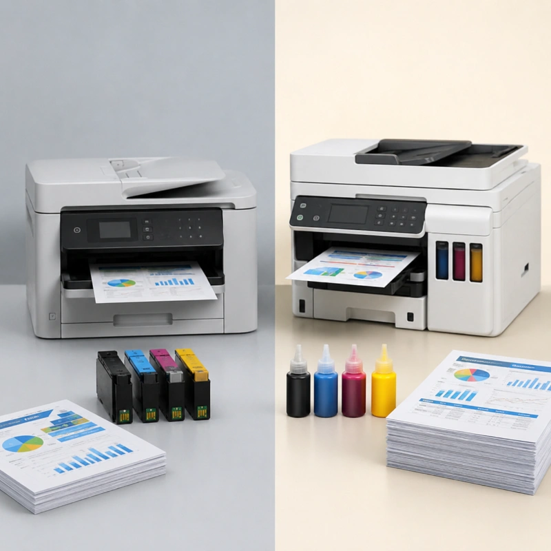 Epson WF-C4810 vs Canon GX6540, Sistem Tinta dan Biaya Operasional