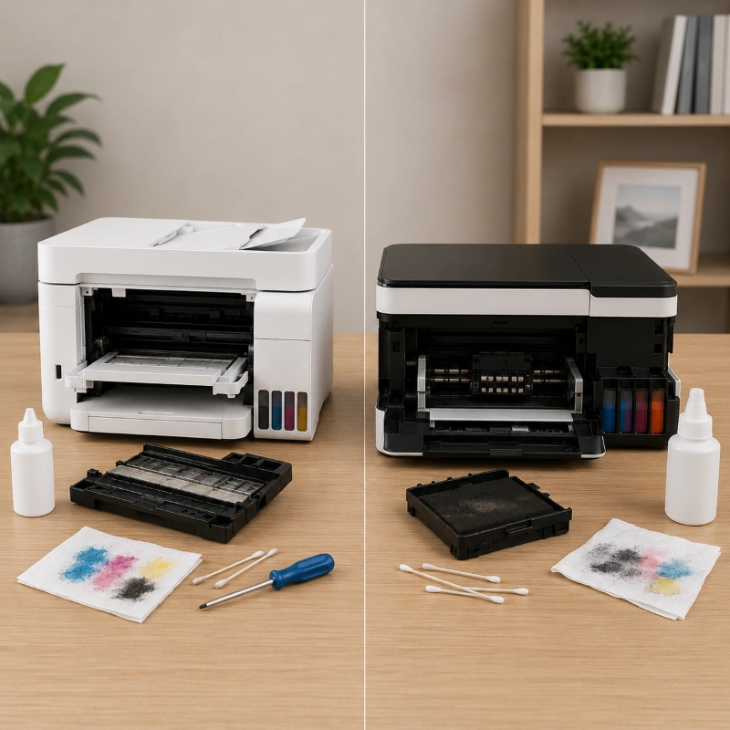 Epson ET-4856 vs Canon GX1070, Soal Maintenance yang Sering Dilupain