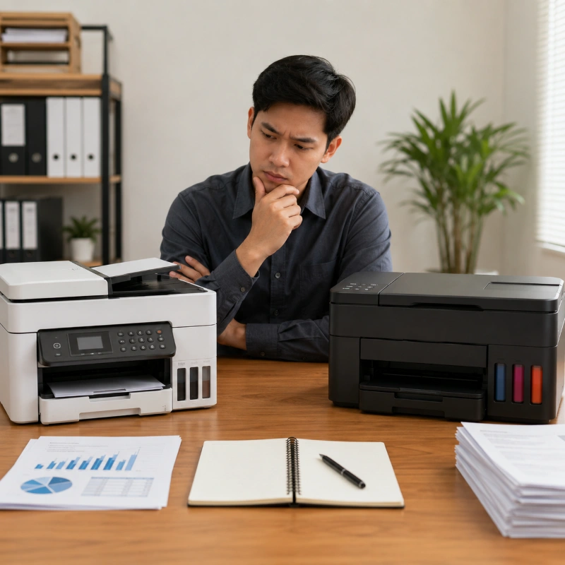 Epson ET-5170 vs Canon GX2070, Upgrade atau Masih Aman Pakai Printer Lama?